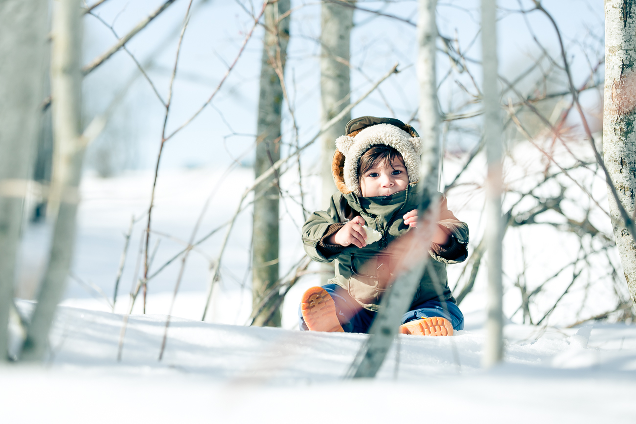 Isaac à la neige